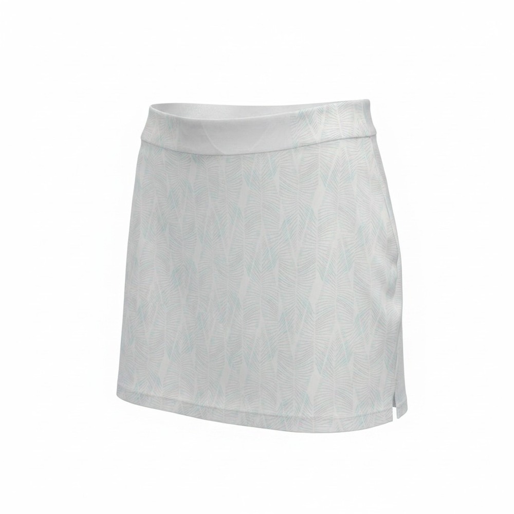 Skort Greg Norman Small Womens White Excellent Golf Athletic Palm‎ Print